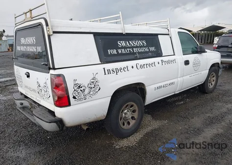 2007 Chevrolet Silverado 1500 Classic Work Truck from USA, damaged, VIN 3GCEC14X07G241573